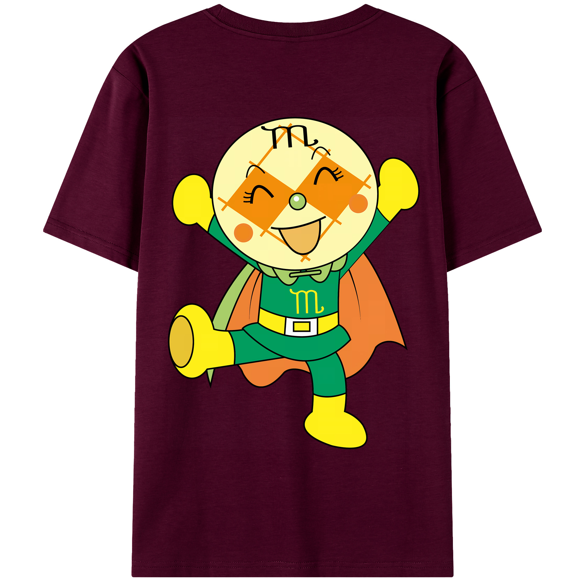 （画像用） アンパンマン Anpanman レディース半袖Tシャツ(バックプリント)